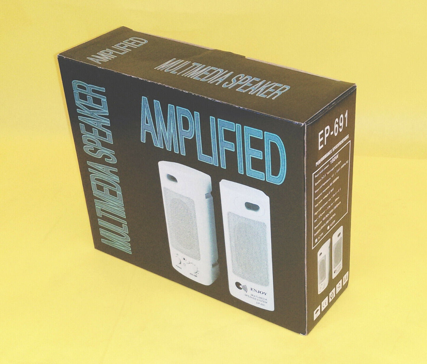 NEW Enjoy Beige 180W Amplified Multimedia PC Speaker System Model: EP-691
