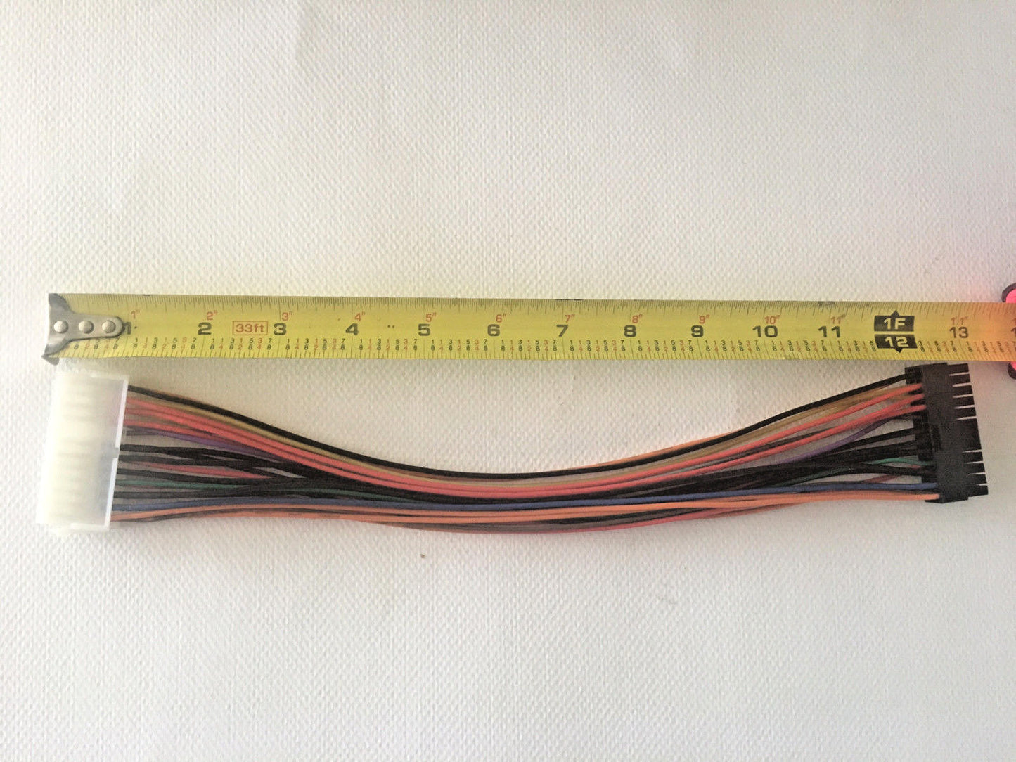 13in 24pin to 24pin ATX Computer PC Power Supply PSU Extension Adapter Cable
