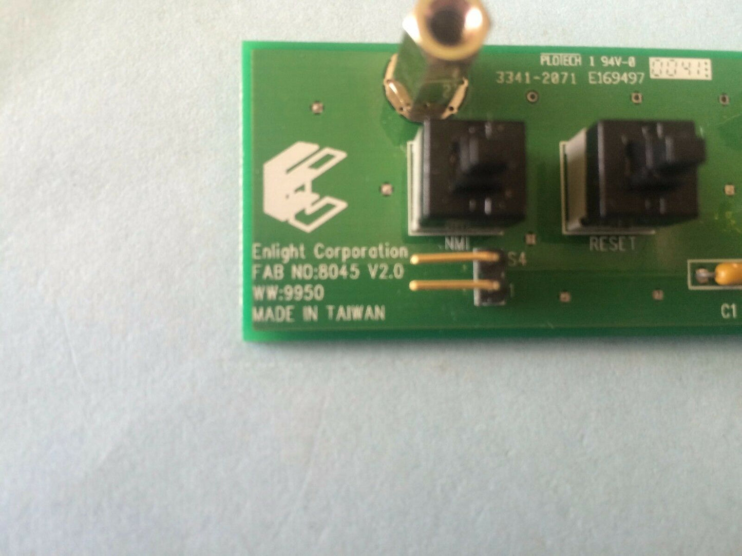 Genuine Enlight LCD PC Front Panel ON/OFF Switch LED PCB Port FAB NO:8045 V2.0
