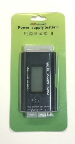 NEW 20/24pin P4/P8/6pin PCIe ATX Power Supply Unit Tester w/ Digital LCD Display