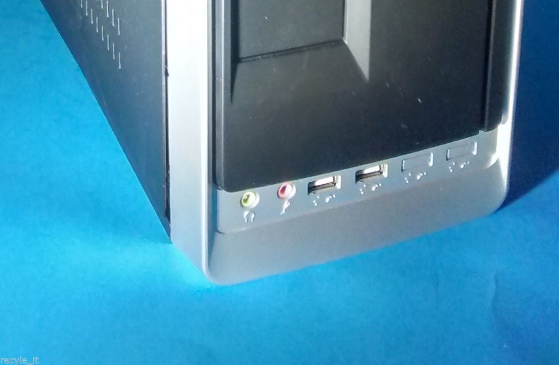 NEW Black Slim Mini-ITX Tower Micro ATX Desktop PC Case, Gaming Computer Chassis