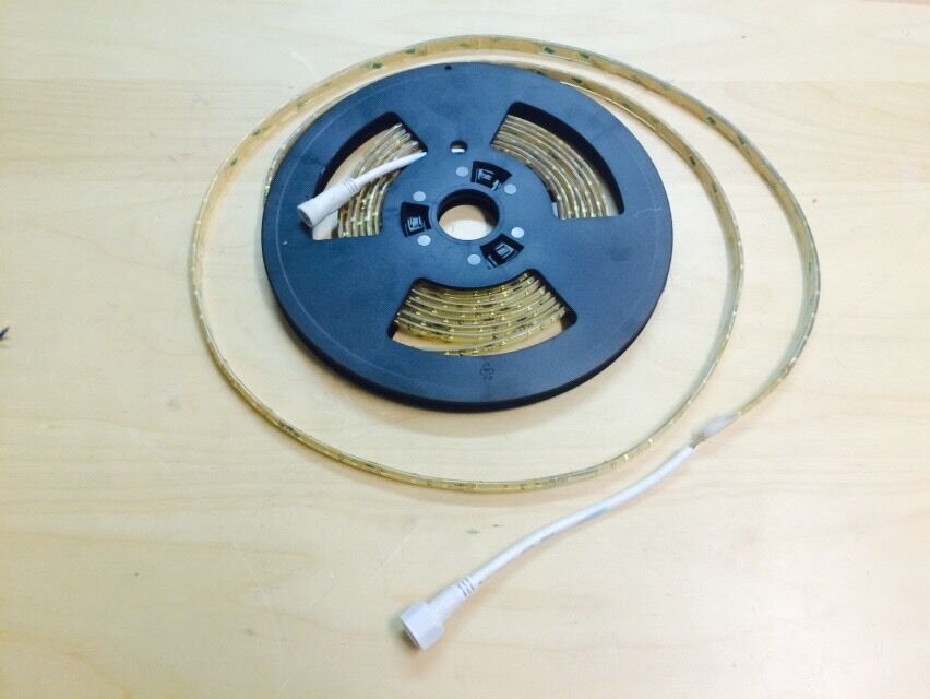 NEW 5meter 12v Waterproof Soft White LED Flex Light Strips 18W Roll SMD3528 PCB