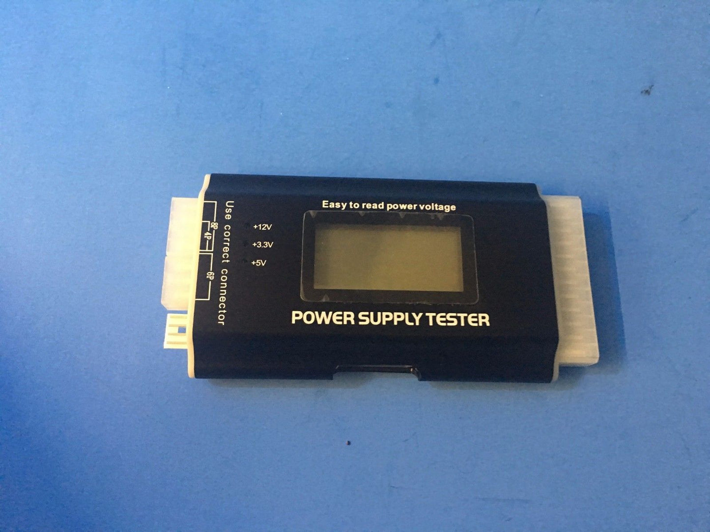 NEW 20/24pin P4/P8/6pin PCIe ATX Power Supply Unit Tester w/ Digital LCD Display