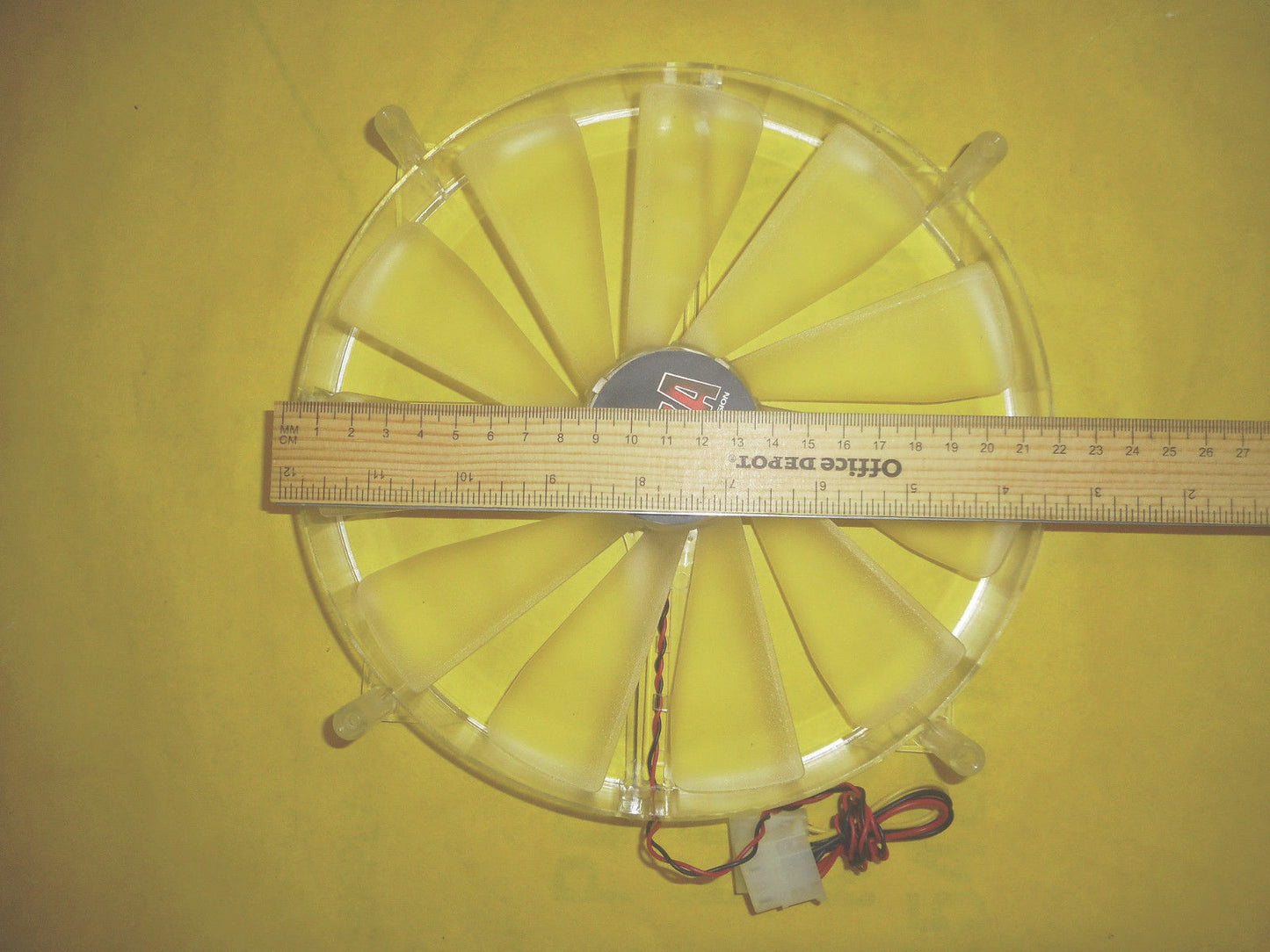 Lot 2: Azza 200mm Blue Quad LED PC Case Side Panel Ventilation Cooling Mod Fan