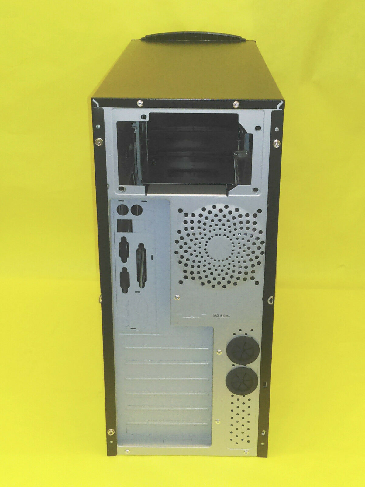 Linkworld 3131-11-c2228u Black & Silver Steel 250mm LED Side Panel Fan Mid Tower ATX Gaming PC Case