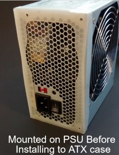 Noise Reducing Clear Anti-Vibration Mounting Pad for ATX PC Power Supply