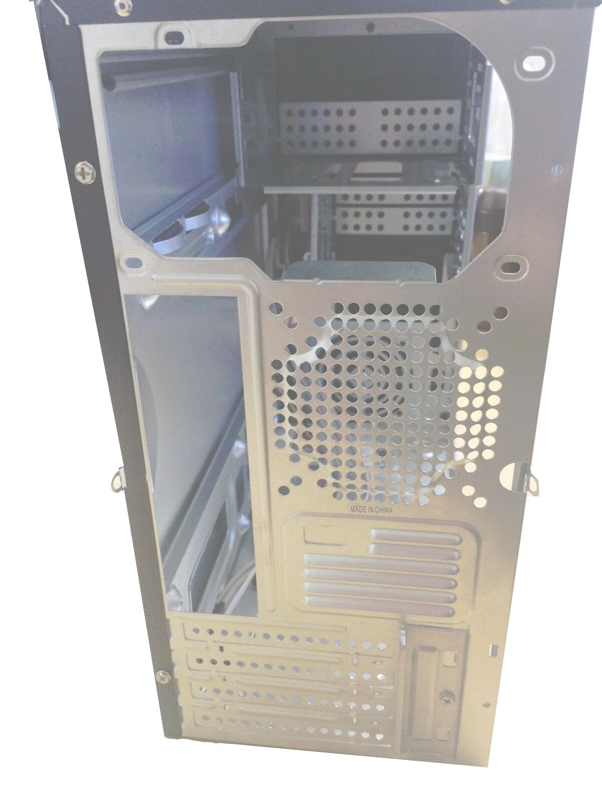 NEW Sleek Black Micro ATX Mini Tower w/ USB 2.0 Side Air Duct Desktop PC Case