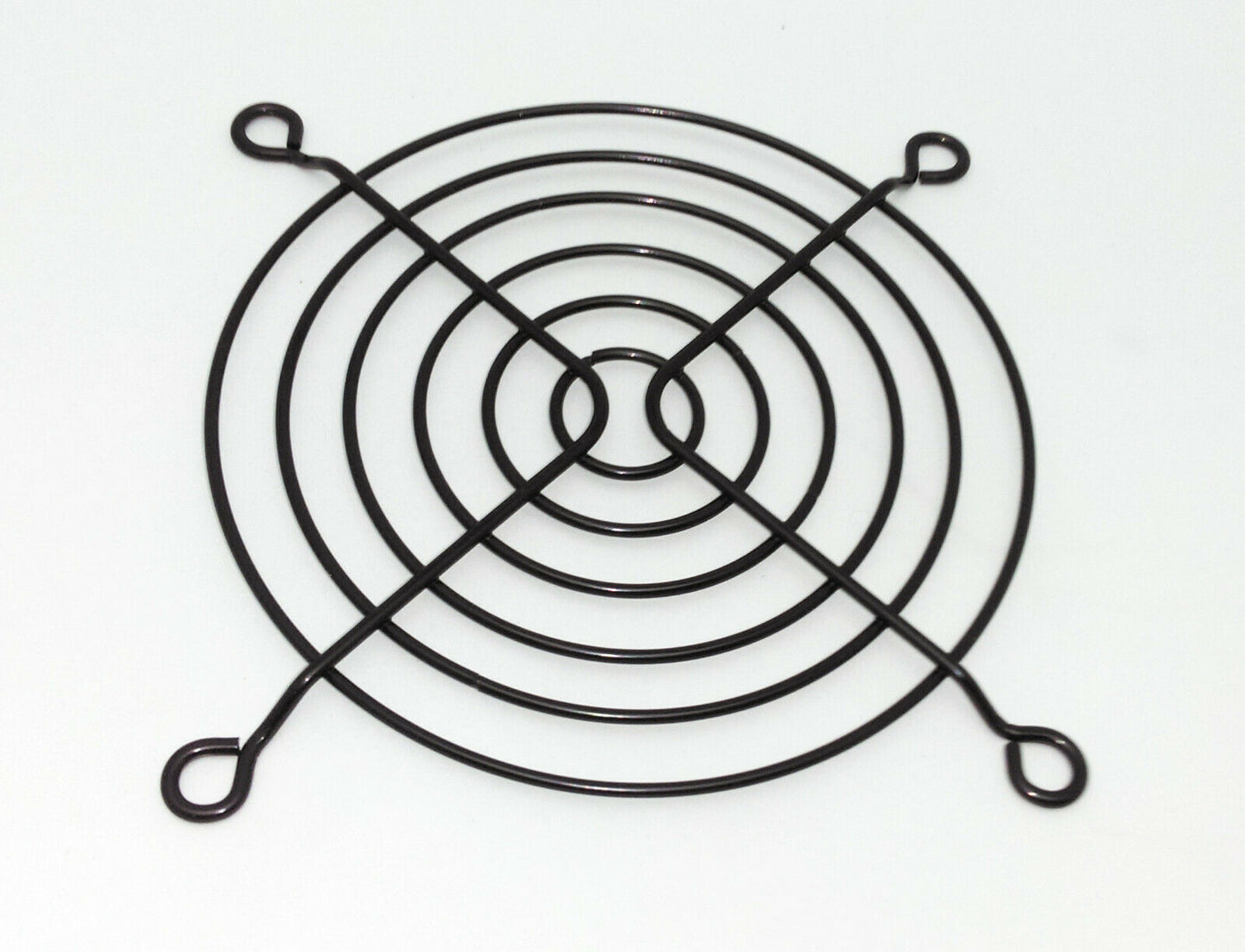NEW HIGH POWER® 90mm Black Anodized Round Fan Grill, PC Case Installation Screws