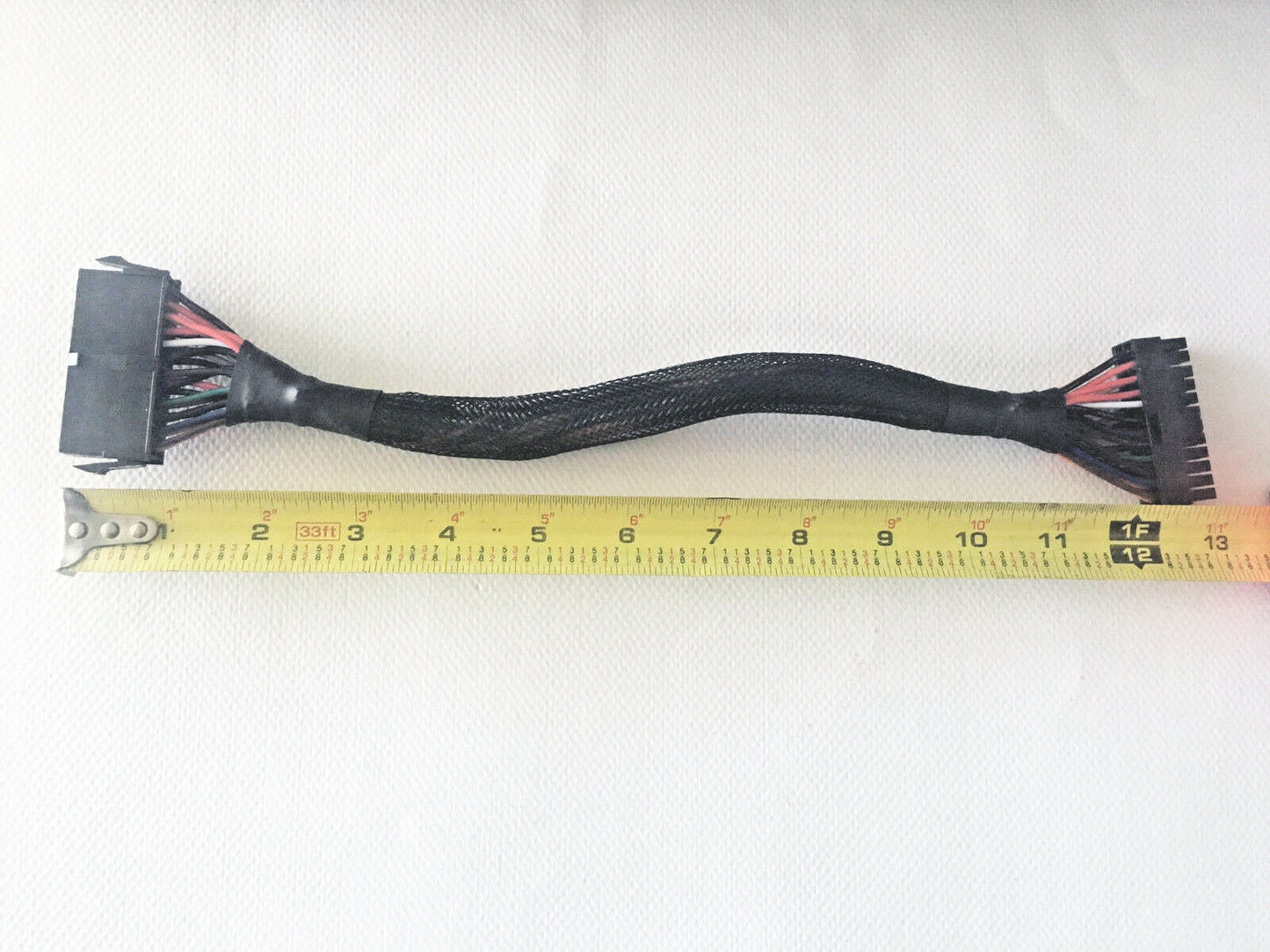 NEW Sleeved 13" PC Power Supply 24-pin ATX Main Connector Extension Cable