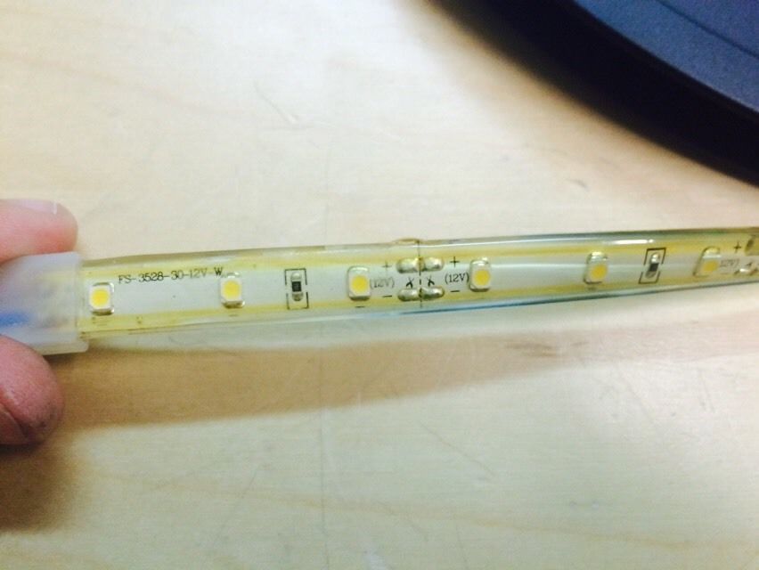 NEW 5meter 12v Waterproof Soft White LED Flex Light Strips 18W Roll SMD3528 PCB