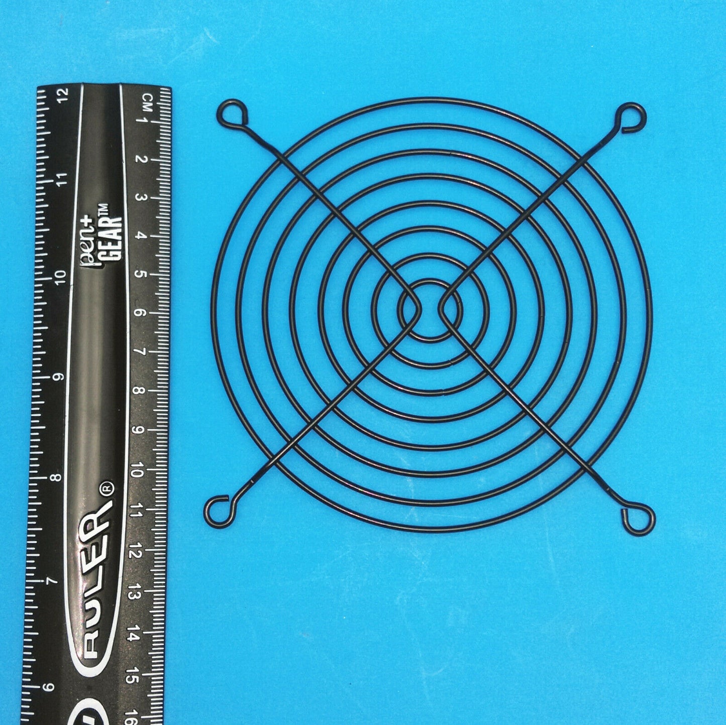 NEW HIGH POWER® 120mm Black Anodized Round Fan Grill,PC Case Installation Screws