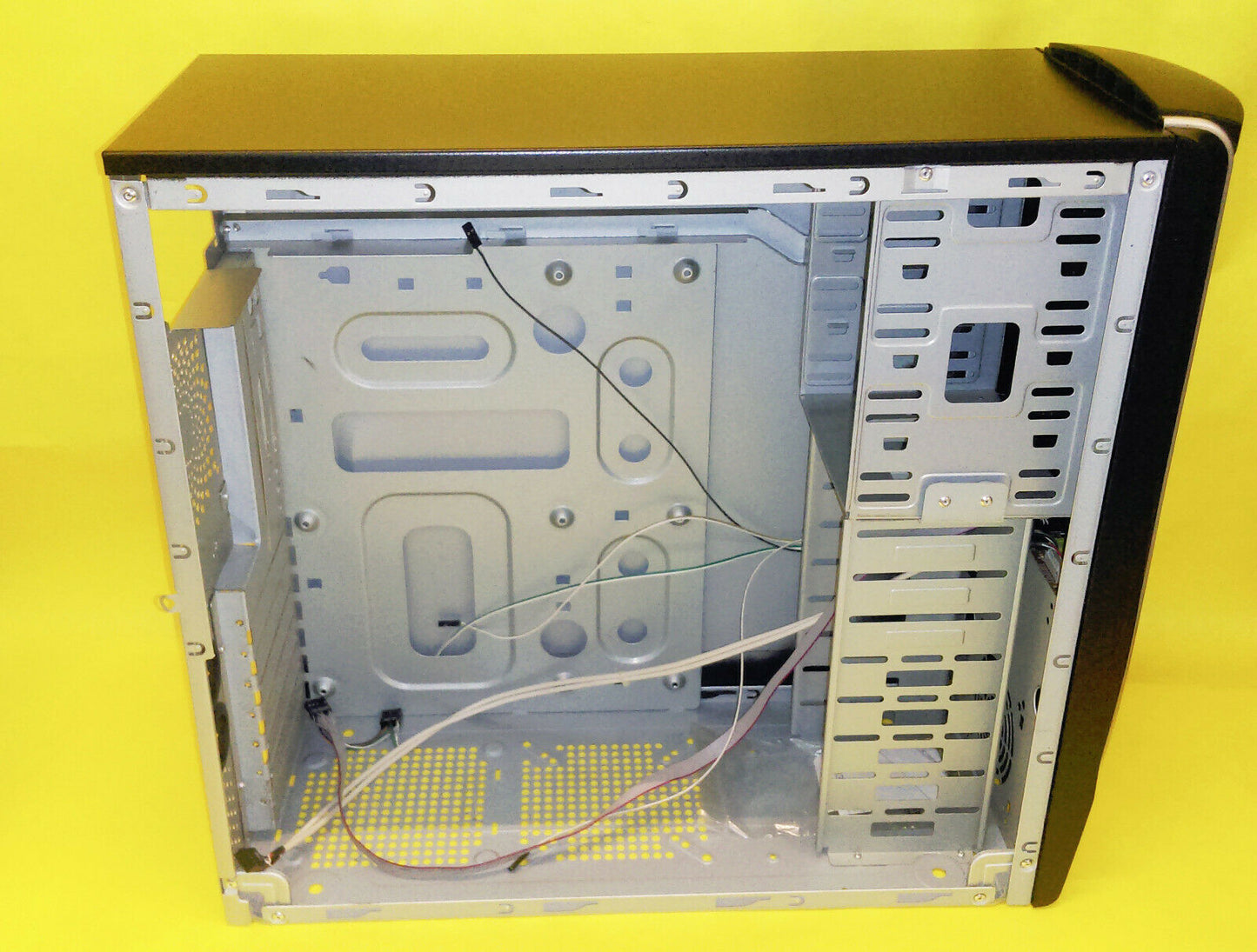 Linkworld 3131-11-c2228u Black & Silver Steel 250mm LED Side Panel Fan Mid Tower ATX Gaming PC Case
