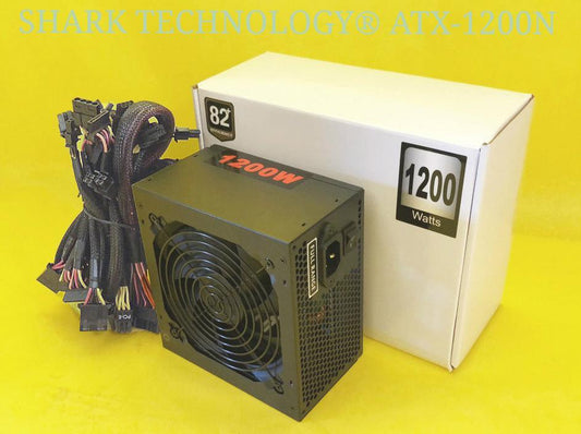 SHARK TECHNOLOGY® ATX-1200N (demo/ open box) 1200W High-Efficiency 80+ 4x PCI-E ATX/EPS 12V Power Supply