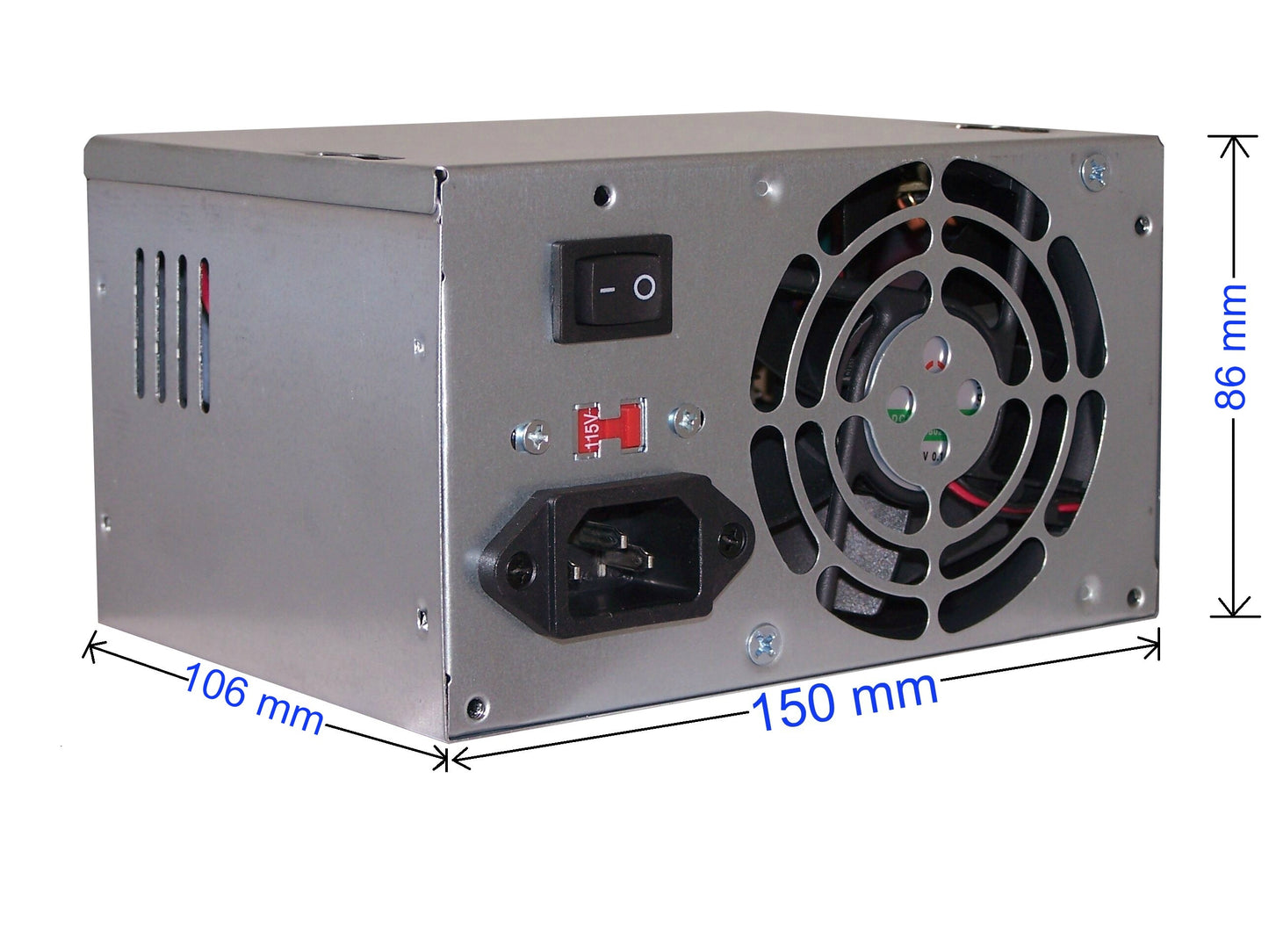 SHARK TECHNOLOGY® Model: ATX-500 500W PS3/ATX 12V Intel P3/P4 PC Power Supply