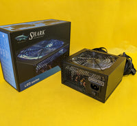 NEW SHARK TECHNOLOGY® 600W LED Gaming 2x PCIe PC ATX 12V Power Supply