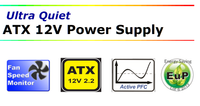 SHARK TECHNOLOGY® ATX-750N ATX/EPS 12V 750W PCI-e Silent 120mm Fan 3pin RPM Power Supply