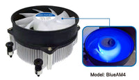 HIGH POWER® BlueAM4 AMD Ryzen 5/7/9 AM4 / AM5 CPU Cooler with Blue LED Fan