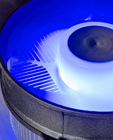 HIGH POWER® BlueAM4 AMD Ryzen 5/7/9 AM4 / AM5 CPU Cooler with Blue LED Fan