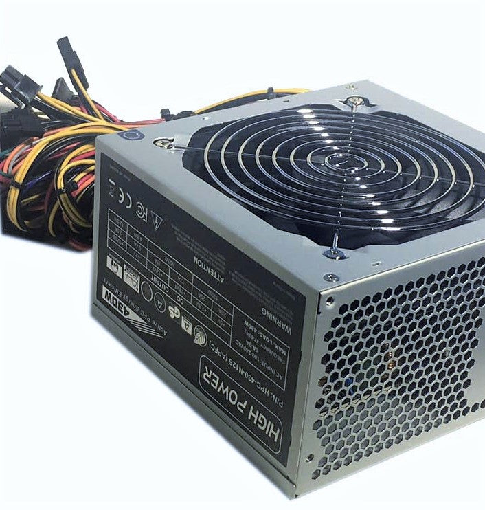 HIGH POWER® HPC-430-N12S (APFC) 430W Efficient Active PFC ATX 12V EuP Lot 6 Power Supply