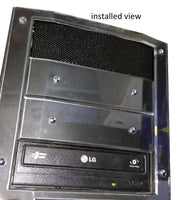 HIGH POWER® U5BC_2PK Universal Desktop PC Tower Perforated Mesh Metal 5.25" Drive Bay Cover Plates (2pcs of U5BC)