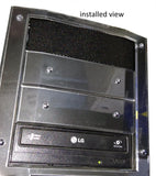 HIGH POWER® U5BC Universal Desktop PC Tower Perforated Mesh Metal 5.25" Drive Bay Cover Plate