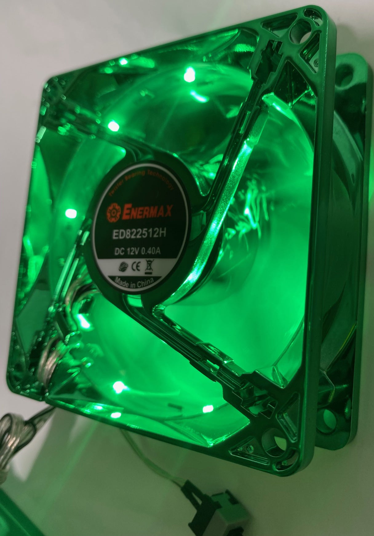 Wholesale Lot 10: NEW 80mm x 25mm Quad LED Cooling Gaming MOD Smart Fans