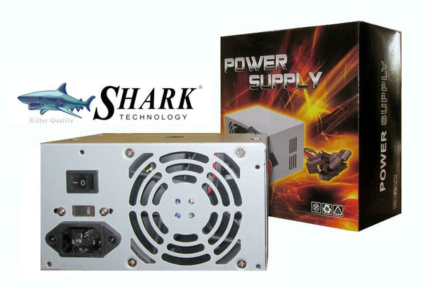 SHARK TECHNOLOGY® 500W 4-SATA ATX 12V Desktop PC Power Supply P4 PS3/PS2