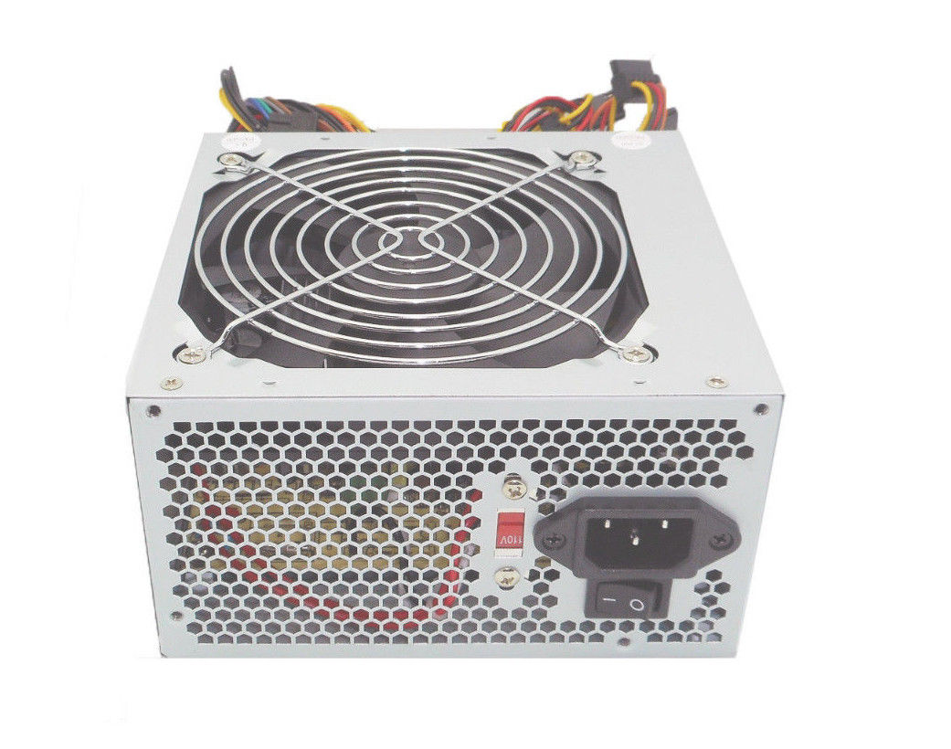 SHARK TECHNOLOGY® ATX-650W Power Supply 120mm Fan 650W with 20+4pin, 4/8-pin ATX 12V, 6+2pin PCIe, 4-SATA, 4-Molex, 1-FDD Connectors