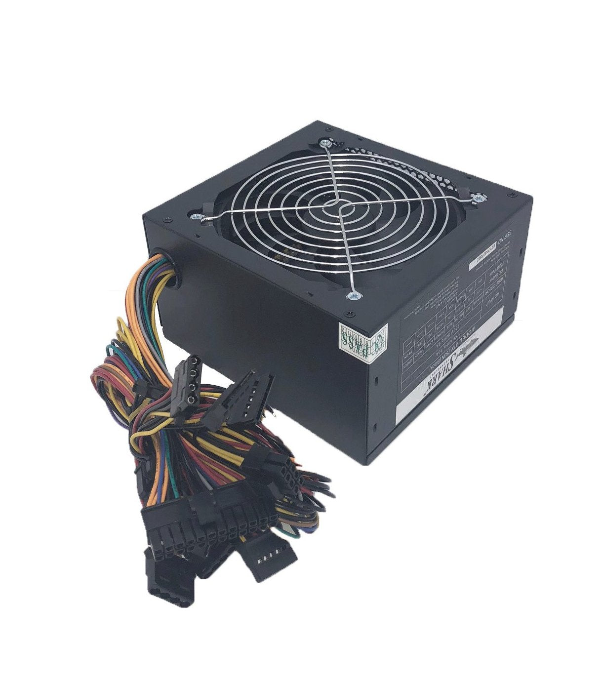 SHARK TECHNOLOGY® 750W Black Gaming PC 120mm Fan ATX Power Supply 4x SATA, PCIE Graphic