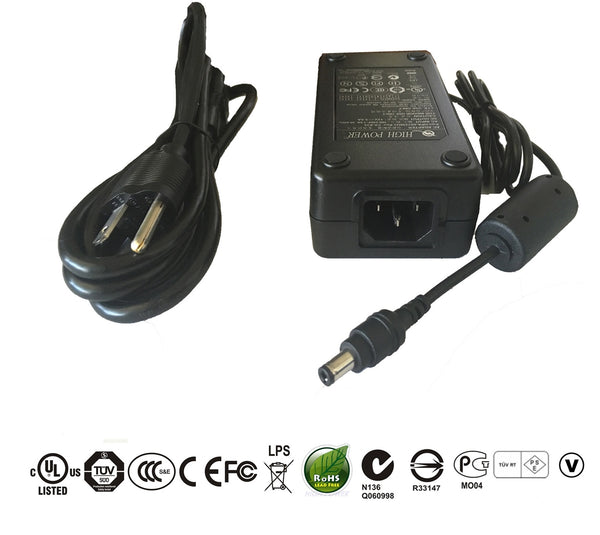 HIGH POWER® HPA-601250U3 REV: C0-A35 60W Energy-efficient CEC Level V Fanless AC to 12V Power Adapter