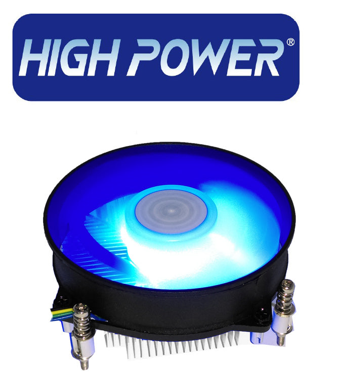 NEW Low-Profile Intel Socket LGA 1150 1151 1155 1200 CPU Blue LED 95mm Cooling Fan