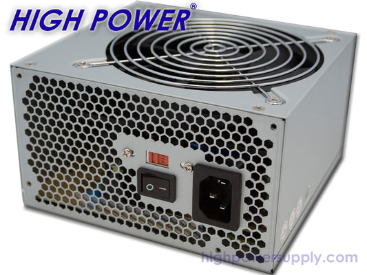 NEW HIGH POWER® Low Noise 120mm Fan 430W 6pin PCIe Computer PC Power Supply