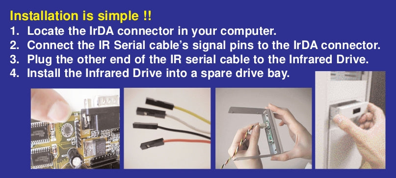 Beige 5.25" Form Factor IrDA Infrared Drive - Retail Version
