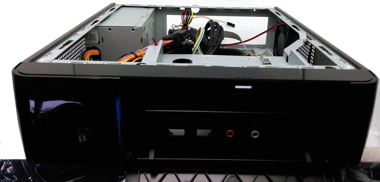 NEW Compact Quiet Mini-ITX Media Center HTPC Case w/ 200W LPX2 Power Supply