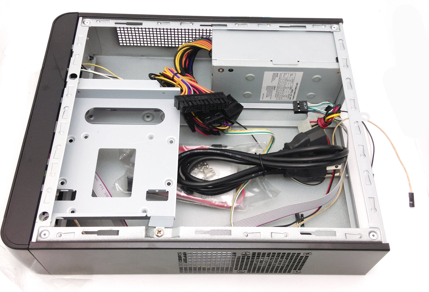 NEW Compact Quiet Mini-ITX Media Center HTPC Case w/ 200W LPX2 Power Supply