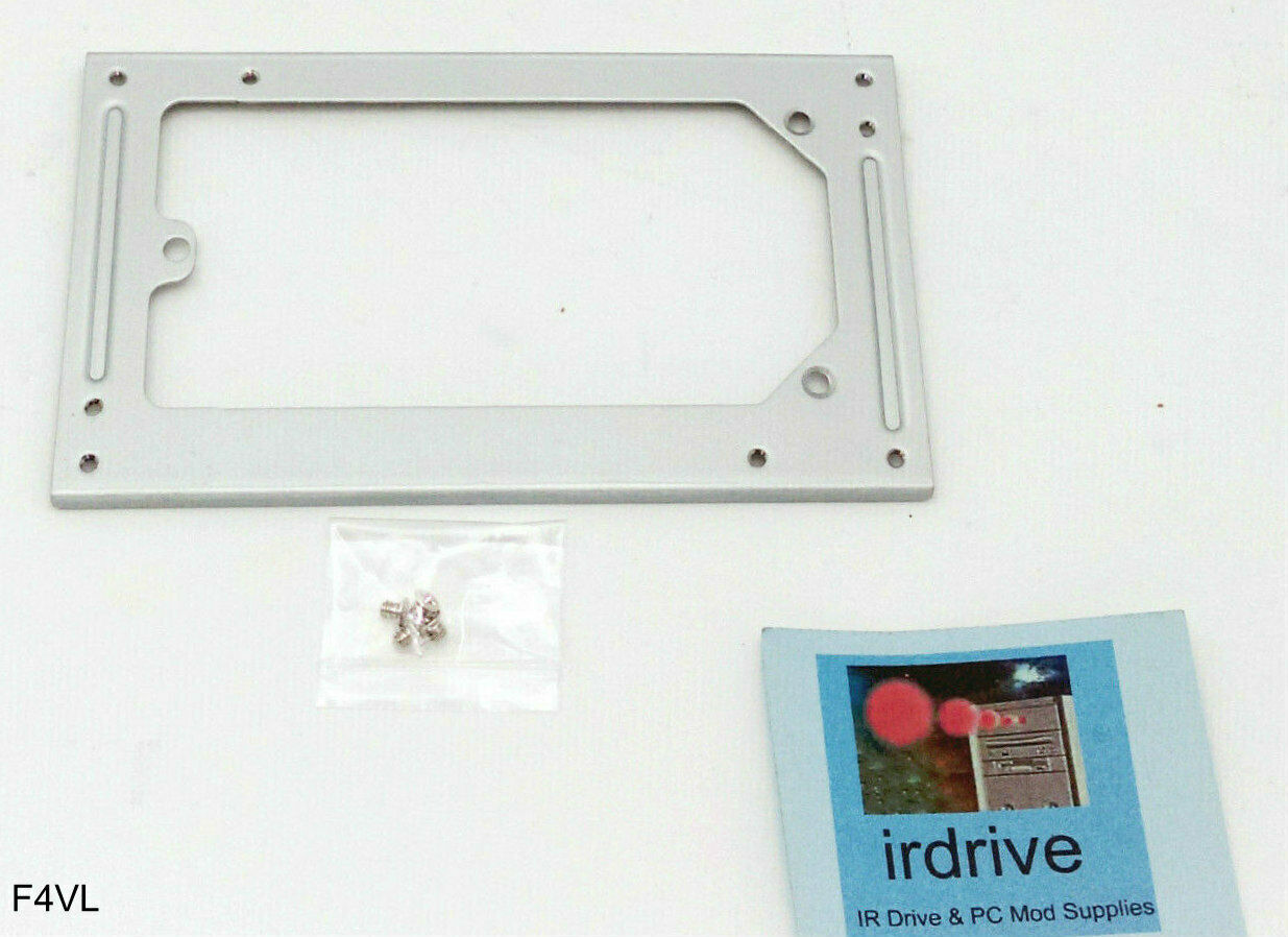 NEW Silver SFX Power Supply to PS3/ATX PC Steel Mounting Bracket Plate + Screws