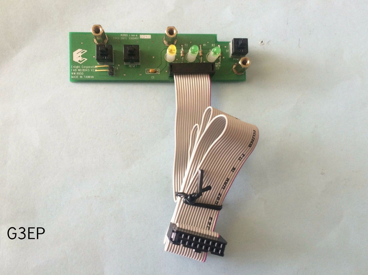 Genuine Enlight LCD PC Front Panel ON/OFF Switch LED PCB Port FAB NO:8045 V2.0