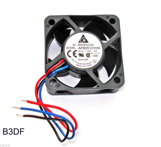 Delta AFB0512VHD 7000 RPM 12v DC 50mm x 20mm 3-Wire PC/CPU/Server Cooling Fan