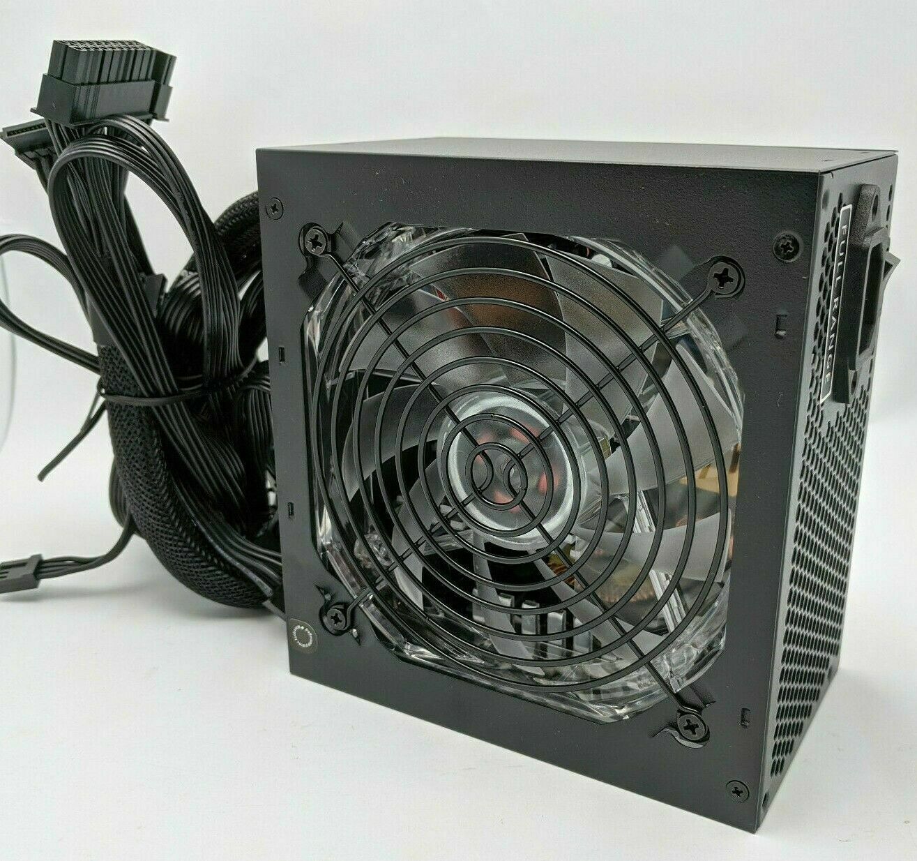 New SHARK 750W Quiet Blue LED Fan 80+ 2x PCIE Intel i7 Gaming PC Power Supply