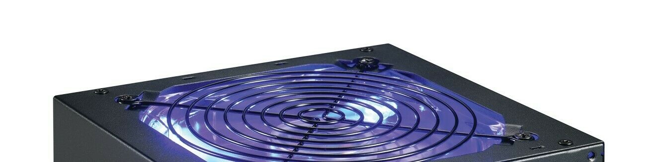New SHARK 750W Quiet Blue LED Fan 80+ 2x PCIE Intel i7 Gaming PC Power Supply