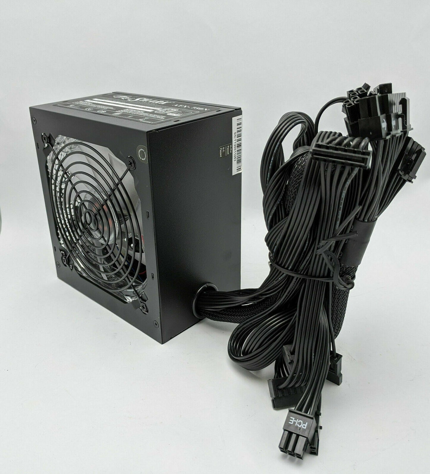 New SHARK 750W Quiet Blue LED Fan 80+ 2x PCIE Intel i7 Gaming PC Power Supply